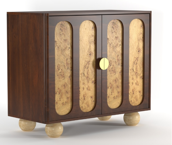 Burl 2 Door Sideboard - Image 2