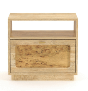 Mappa Burl Bedside Table
