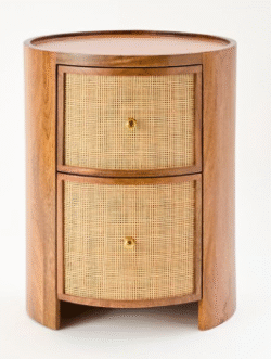 Riviera End Table Walnut